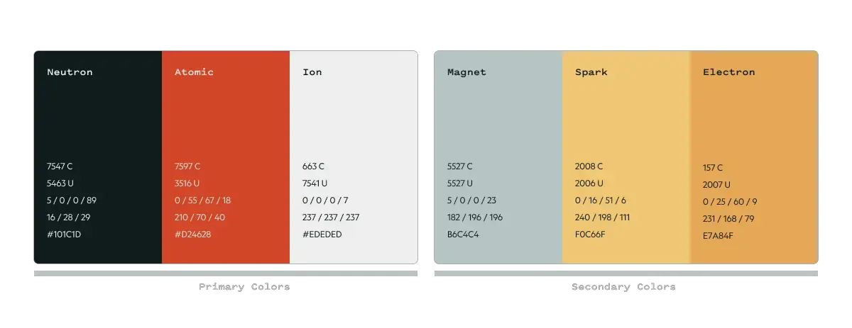 Atomic Robot color palette