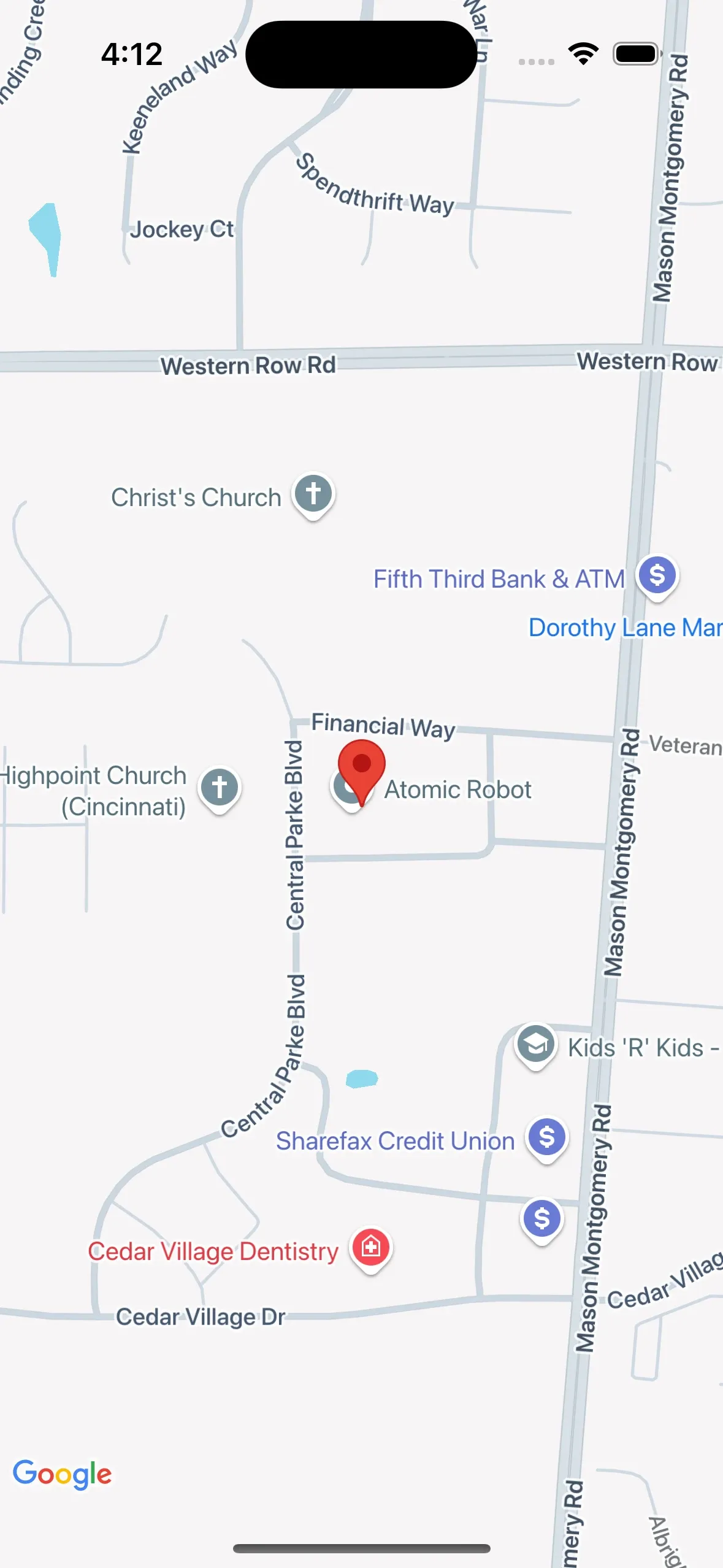 GMap w/ custom Marker Composable on iOS simulator