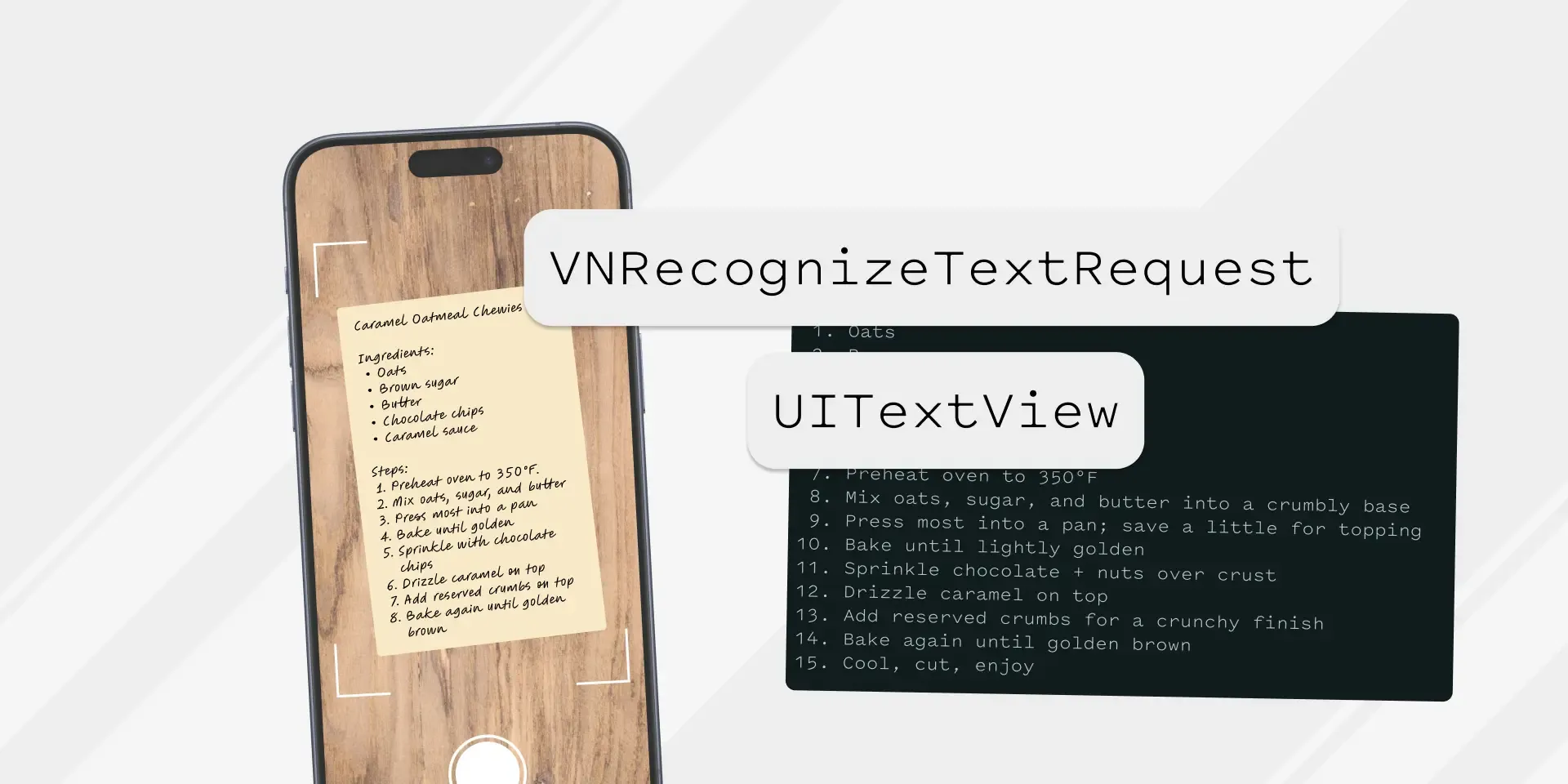 Optical Text Recognition in iOS 13