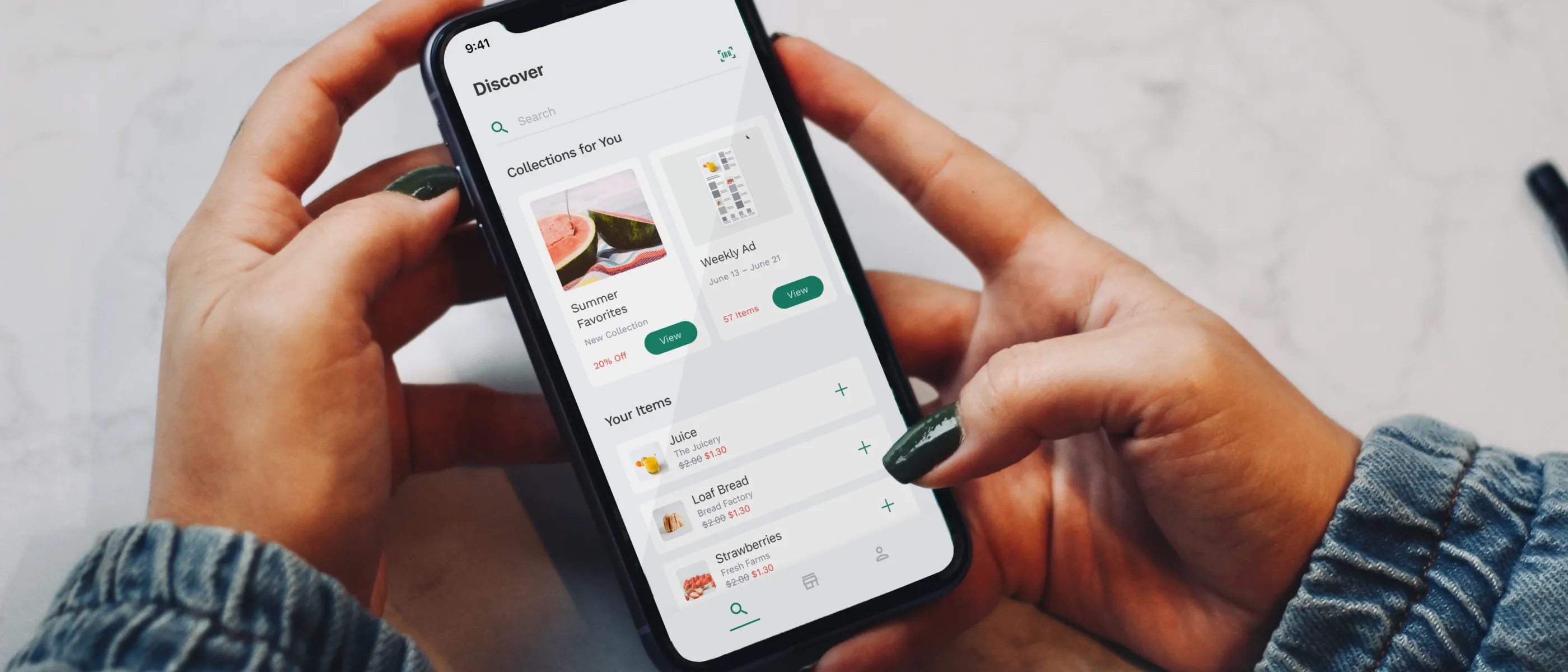 A Free Grocery App UI Kit