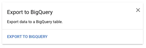 PubSub Export to BigQuery