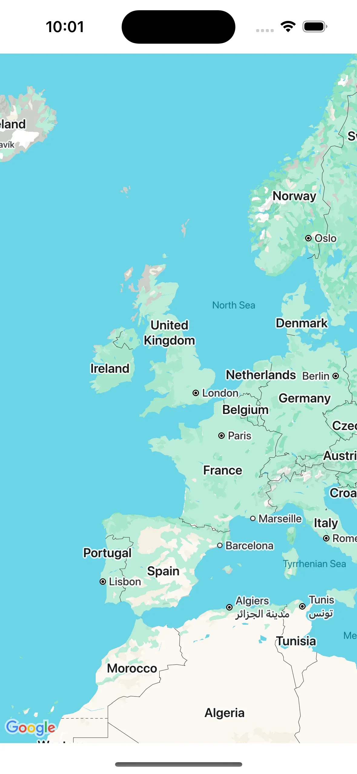 GMaps Composable on iOS simulator