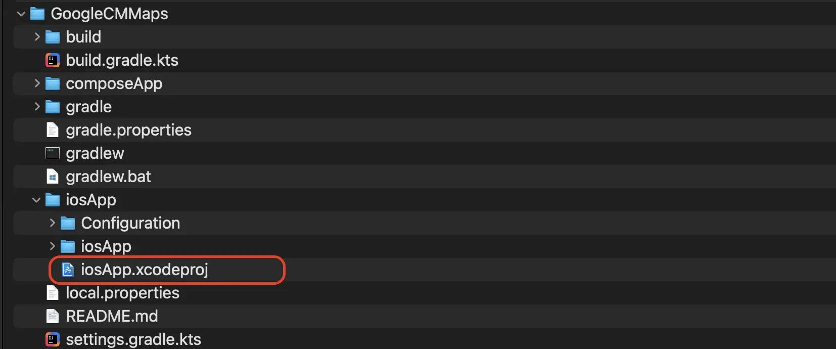iOSApp Folder structure