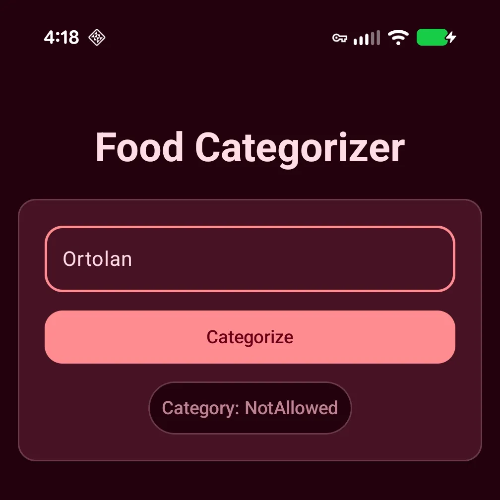 Gemini Nano correctly classified Ortolan