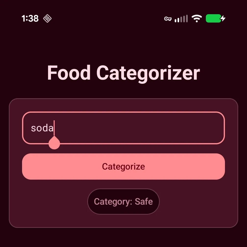 Gemini Nano correctly classifies Soda before improved prompt